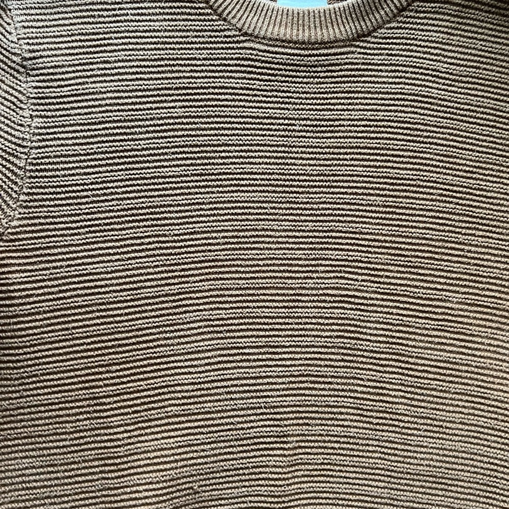 Men's Ribbed Sweater - Beige - Picture 3 of 3